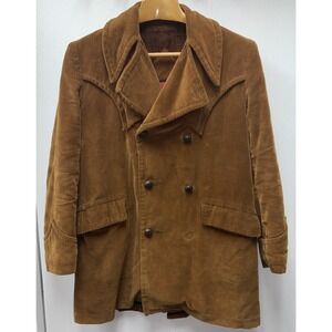 VTG 70s RARE Webster Corduroy Sherpa Lined Jacket Men Cowboy Marlboro